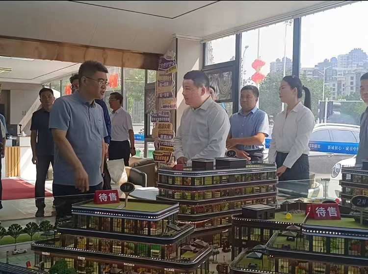 河南通许县领导一行莅临【云顶集团・幸福滙】考察